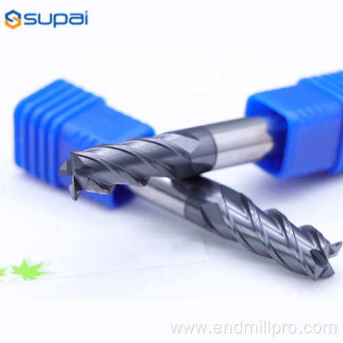 HRC58 Solid Carbide End Mill For Stainless Steel